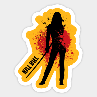 Kill Bill Tarantino Bloody Bride Design Sticker